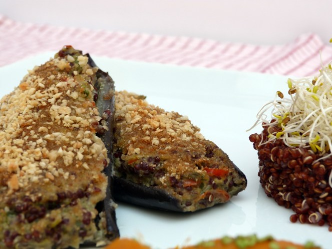 Albergínies verdura i quinoa1