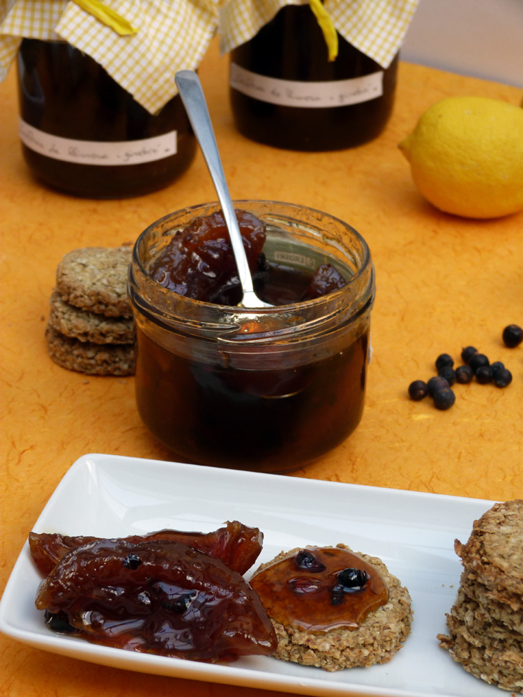 Confitura de llimona i ginebró