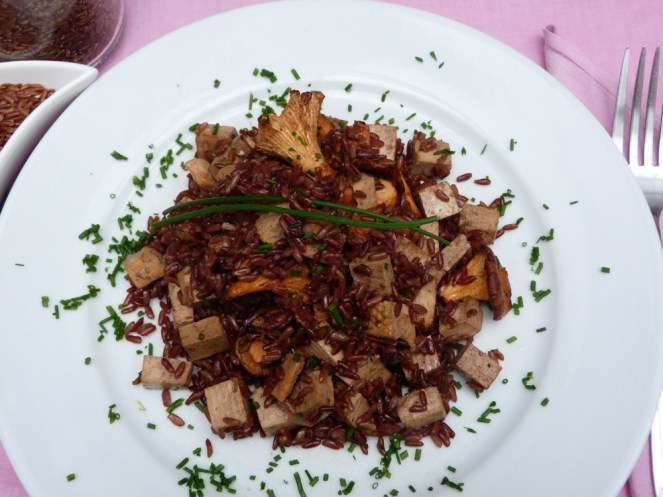 Arròs salvatge-tofu