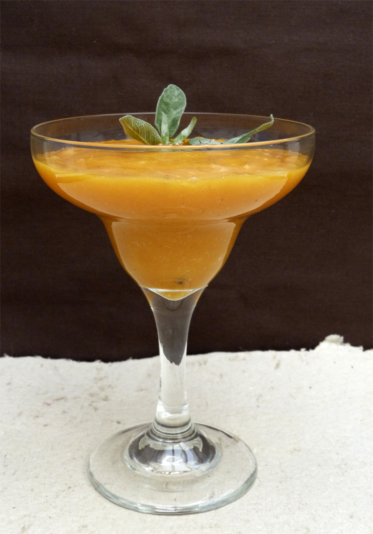 Crema de carabassa i mango