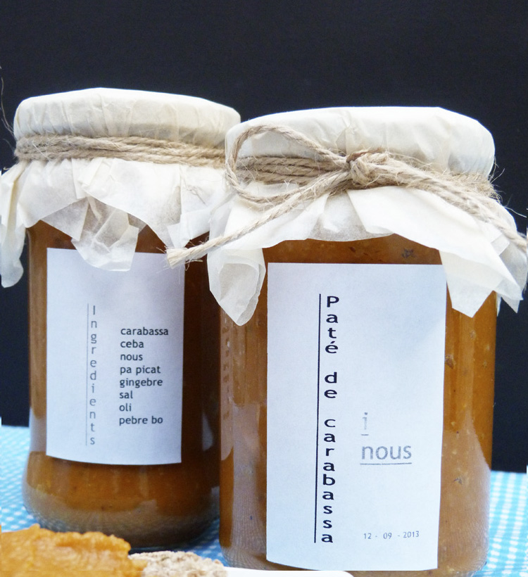 paté de carabassa nous