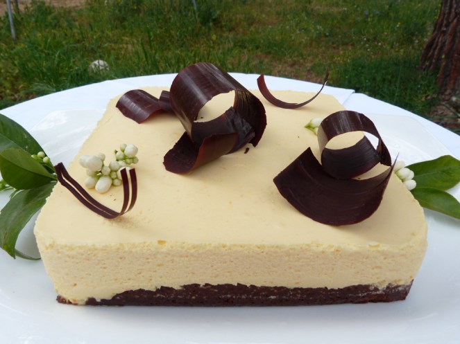 brownie-mousse taronja
