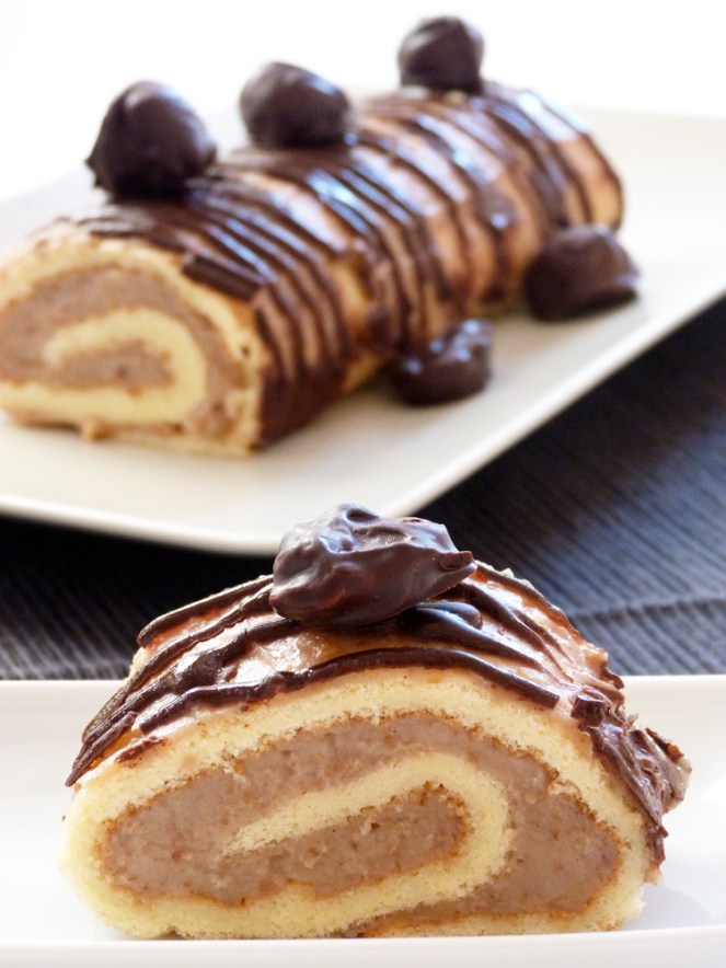 Braç de gitano amb crema de castanya