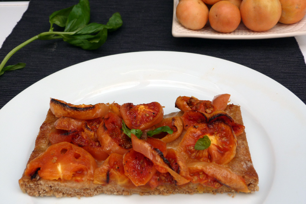 Coca dolça de tomàtiga