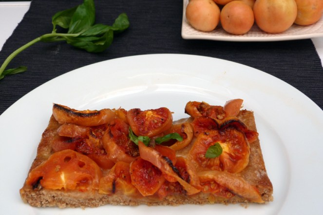 Coca dolça de tomàtiga