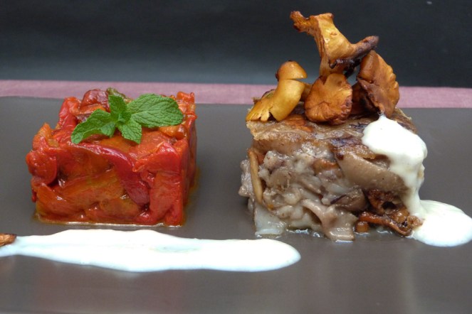 Terrina de peus de porc i picornells